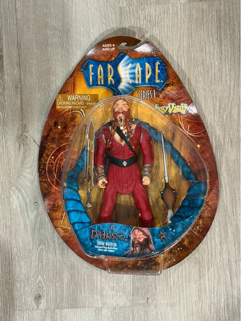 Farscape Series 1 Ka D’Argo Luxan Warrior Action Figure Toy Vault Sealed